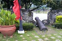 当時の大砲跡が残るサンペドロ要塞